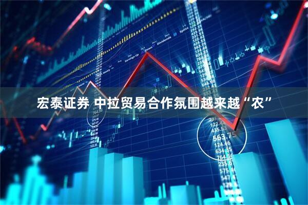 宏泰证券 中拉贸易合作氛围越来越“农”