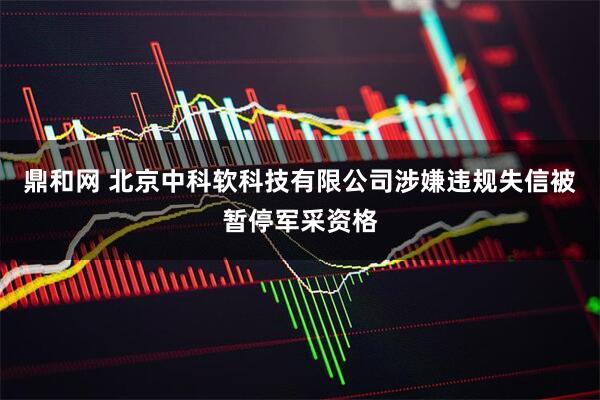 鼎和网 北京中科软科技有限公司涉嫌违规失信被暂停军采资格